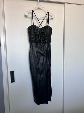 Zara | Dresses | Zara Black Halter Neck Dress | Poshmark
